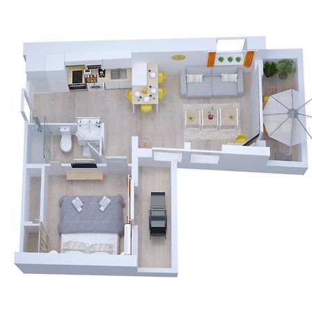 Soleil D'Ete - Netflix & Wifi - Balcon - Climatisation - Parking Gratuit - Check-In 24H24 - Emplacement Velos - Goodmarning Châlons-en-Champagne Exterior foto