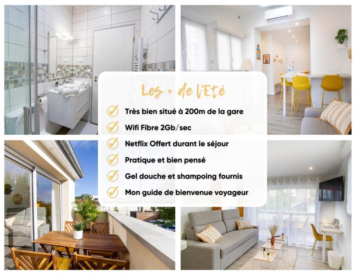 Soleil D'Ete - Netflix & Wifi - Balcon - Climatisation - Parking Gratuit - Check-In 24H24 - Emplacement Velos - Goodmarning Châlons-en-Champagne Exterior foto