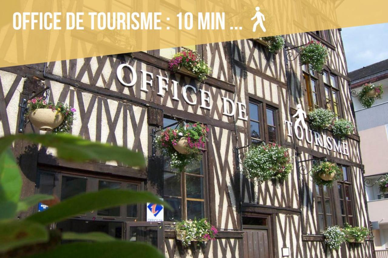 Soleil D'Ete - Netflix & Wifi - Balcon - Climatisation - Parking Gratuit - Check-In 24H24 - Emplacement Velos - Goodmarning Châlons-en-Champagne Exterior foto