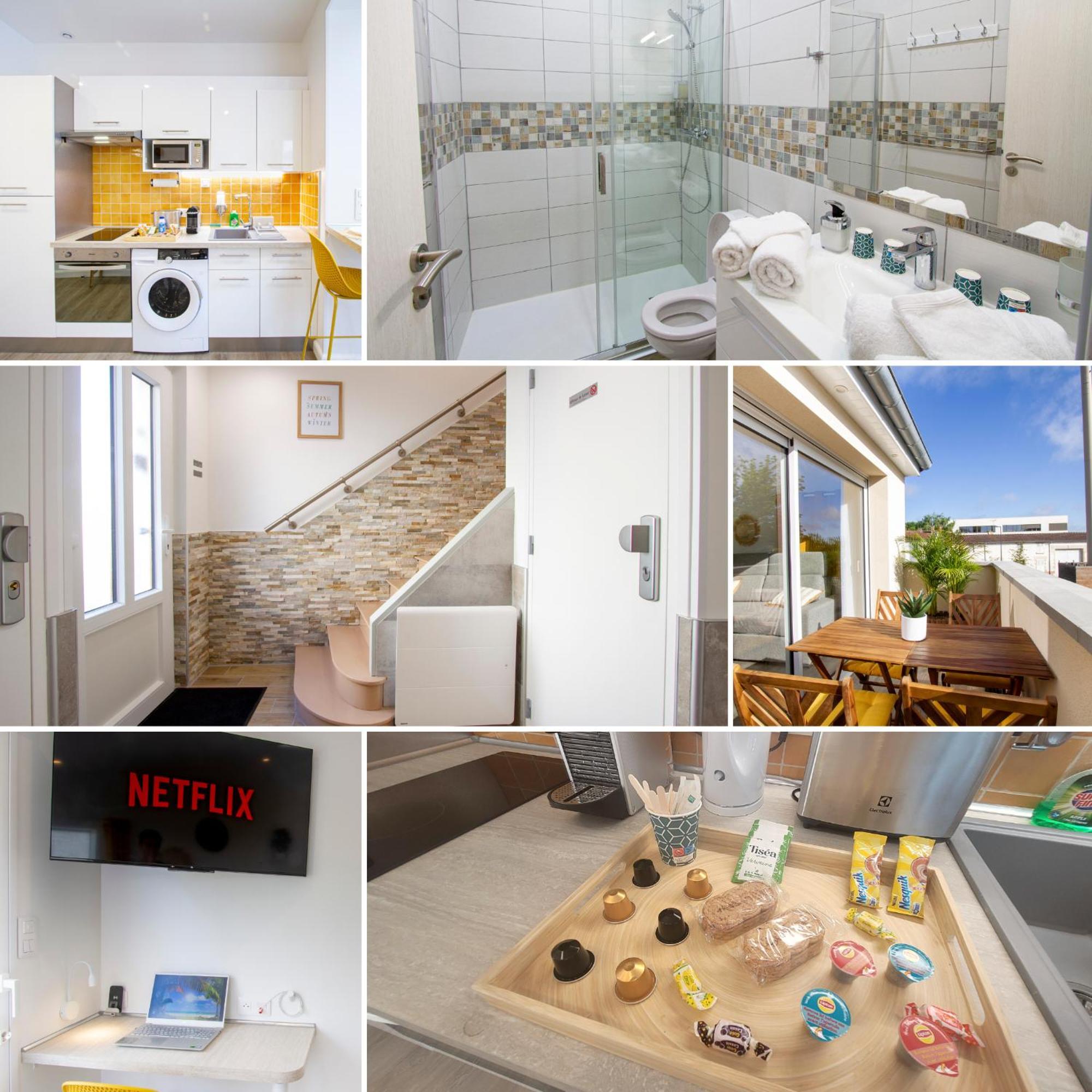 Soleil D'Ete - Netflix & Wifi - Balcon - Climatisation - Parking Gratuit - Check-In 24H24 - Emplacement Velos - Goodmarning Châlons-en-Champagne Exterior foto